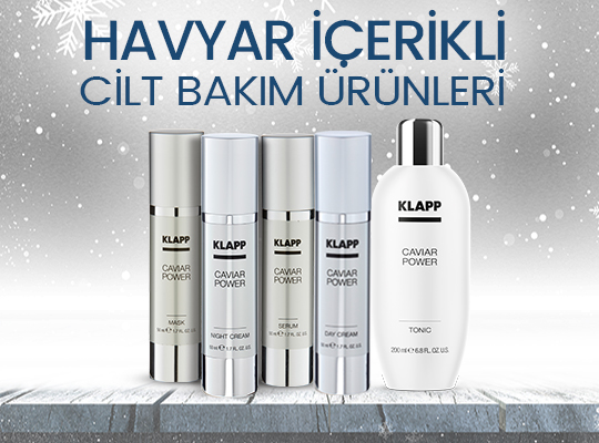 KAMPANYA: KLAPP COSMETICS CAVIAR POWER SERİSİNDE  %50 İNDİRİM DEVAM EDİYOR!