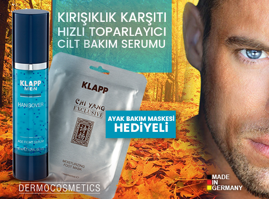 KAMPANYA: KLAPP COSMETICS HANGOVER ALANA AYAK BAKIM MASKESİ HEDİYE!