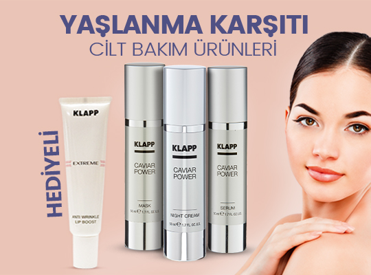 KAMPANYA: KLAPP COSMETICS CAVIAR POWER SERİSİNDEN ALANA DUDAK BAKIM KREMİ HEDİYE!