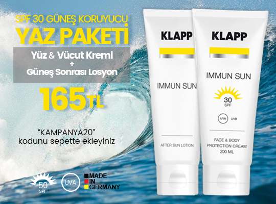 KAMPANYA: KLAPP IMMUN SUN YAZ PAKETİ 