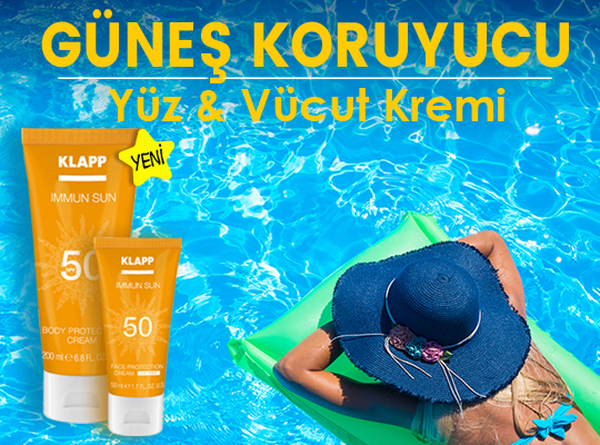 KLAPP COSMETICS YENİ GÜNEŞ KORUYUCU YÜZ VE VÜCUT KREMİ!