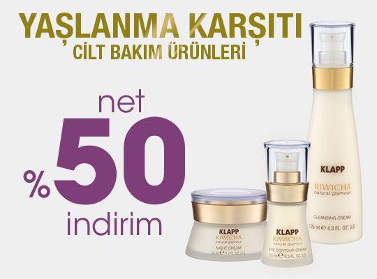 KAMPANYA: KLAPP COSMETICS KIWICHA NET %50 İNDİRİM FIRSATI!