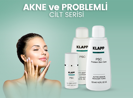 KAMPANYA: KLAPP COSMETICS PSC AKNE VE PROBLEMLİ CİLT SERİSİNDE NET %50 İNDİRİM FIRSATI!