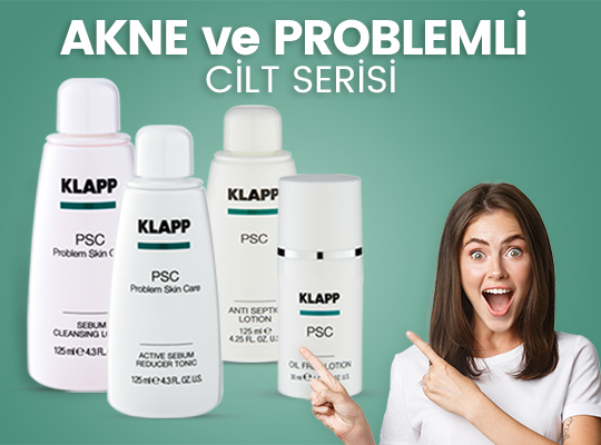 KAMPANYA: KLAPP COSMETICS PSC AKNE VE PROBLEMLİ CİLT SERİSİNDE NET %50 İNDİRİM FIRSATI!