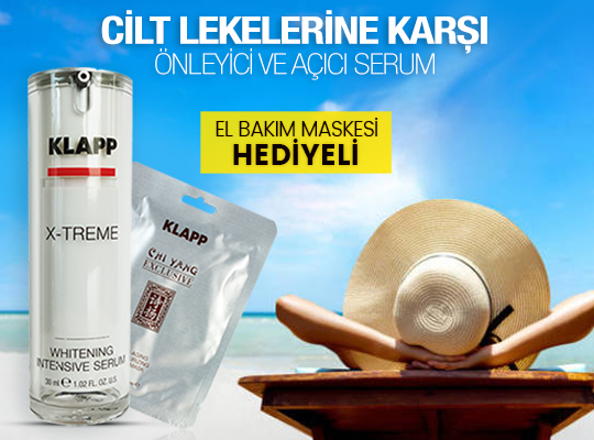 KAMPANYA: KLAPP COSMETICS LEKE GİDERİCİ ÜRÜNLERDE HEDİYE FIRSATI!