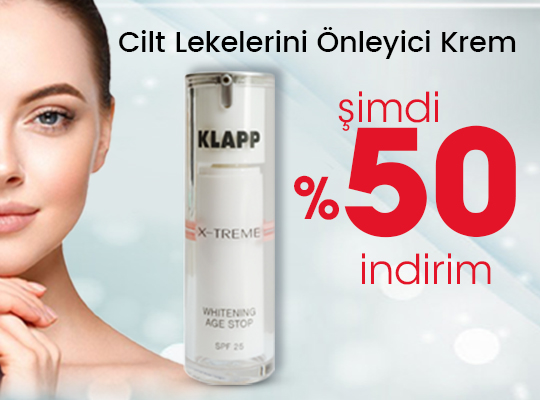 KAMPANYA: KLAPP COSMETİCS LEKE GİDERİCİ ÜRÜNLERDE NET %50 İNDİRİM FIRSATI!