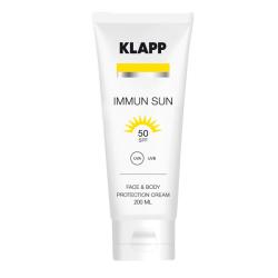 Klapp Immun Sun Gunes Koruyucu Krem Yuz Ve Vucut Spf 50 200 Ml
